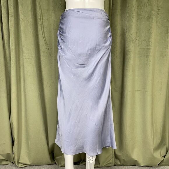 L'Academie Women's Prisca Midi Slip Skirt Lavender Purple Size Small NWT New - Picture 3 of 6